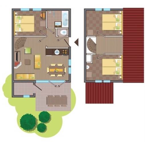 Premium cottage wheelchair friendly PZ988 at Port Zélande